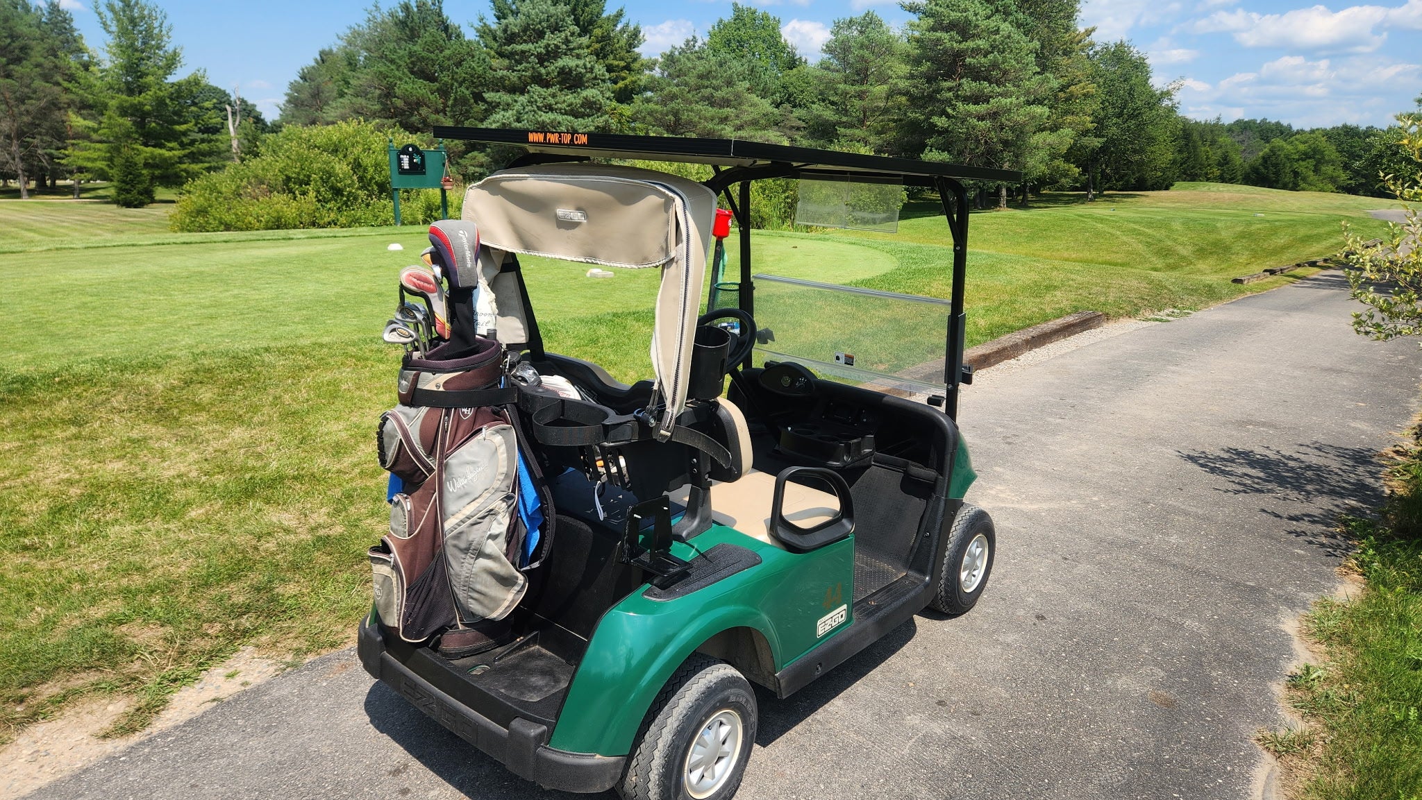 Solar Powered Golf Cart Roof