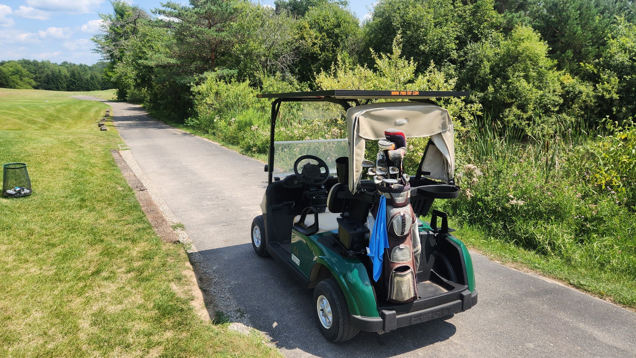 Solar Powered Golf Cart Roof